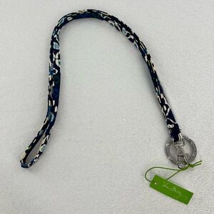 NWT Vera Bradley Ink Blue Lanyard